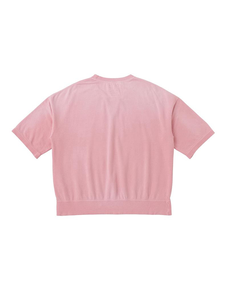 visvim JUMBO SB SWEAT S/S CRASH PINK outlook
