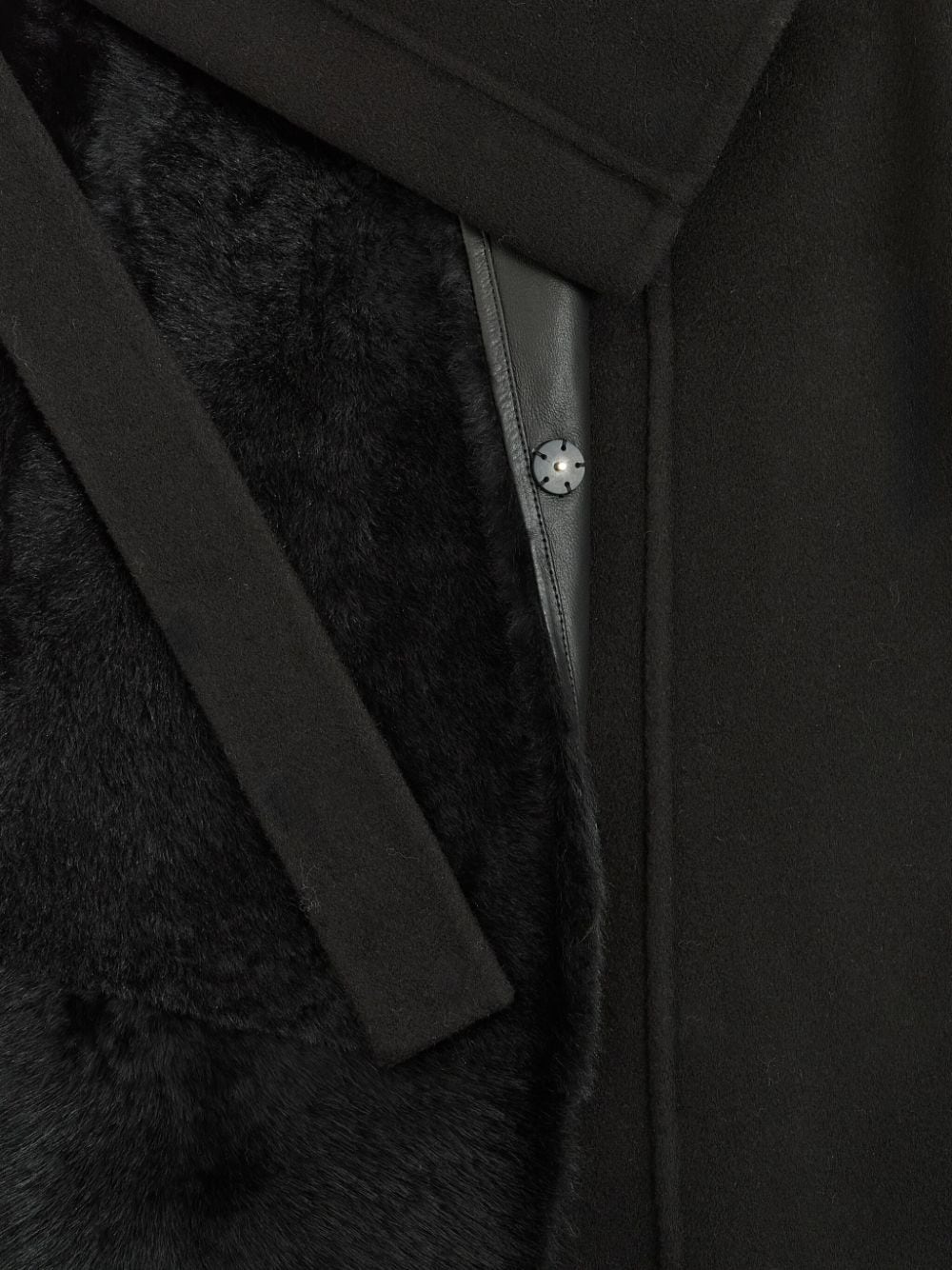 double-sided lacon-lambskin coat - 3