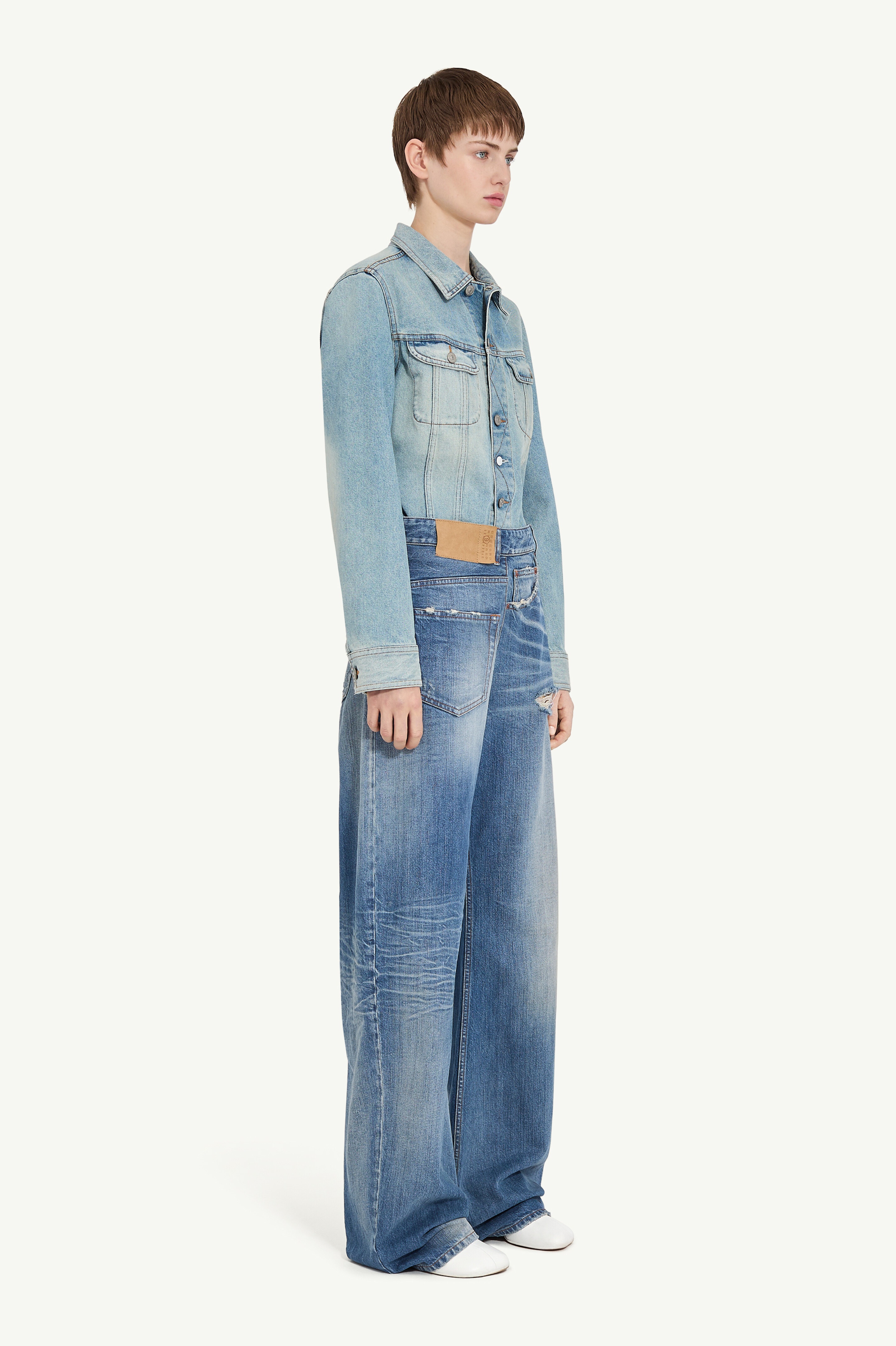 Twist wide leg jeans - 3
