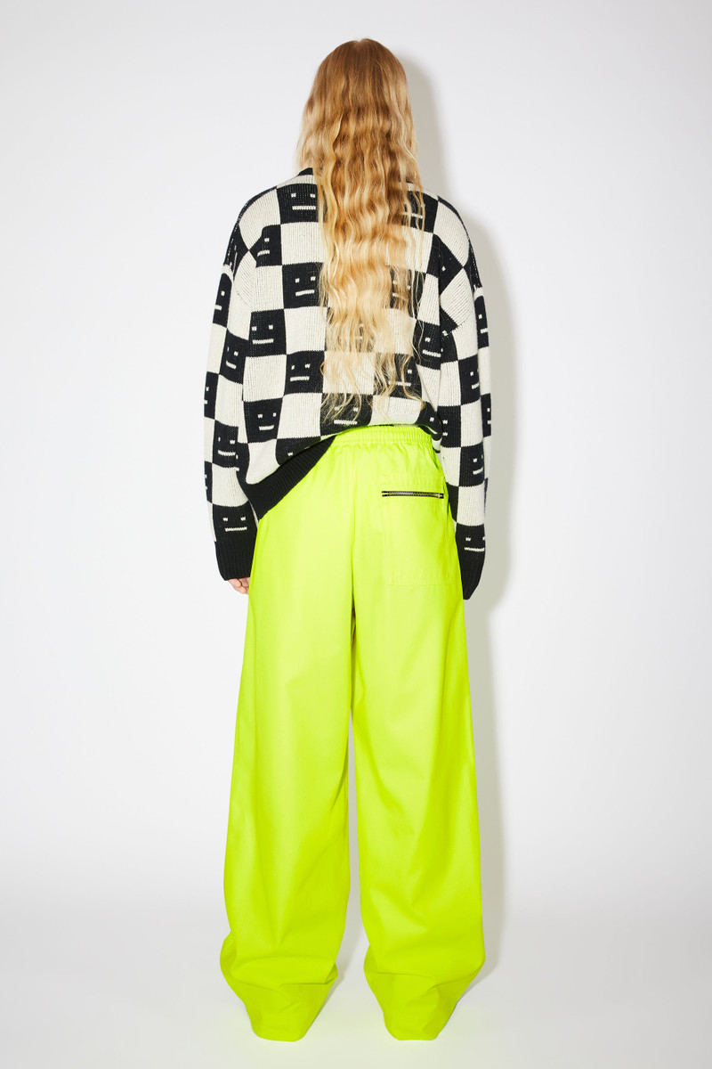 Casual trousers - Neon yellow 3