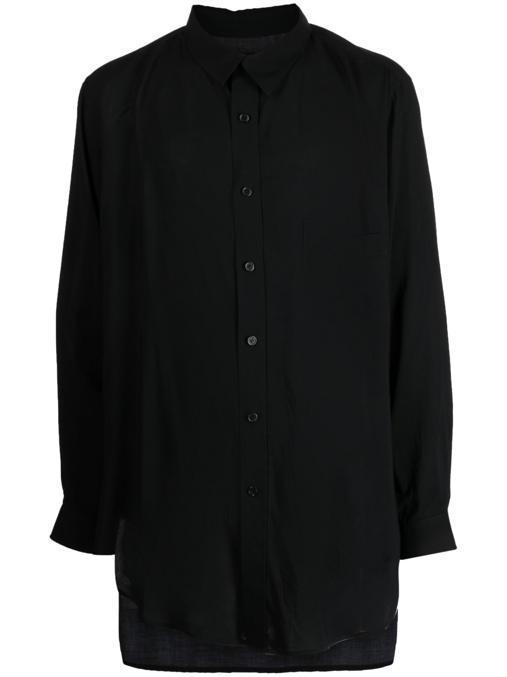 Asura-pattern long-sleeve shirt - 1