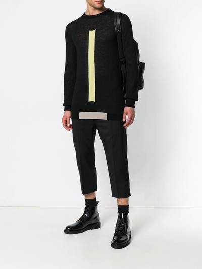 Rick Owens crew neck jumper outlook