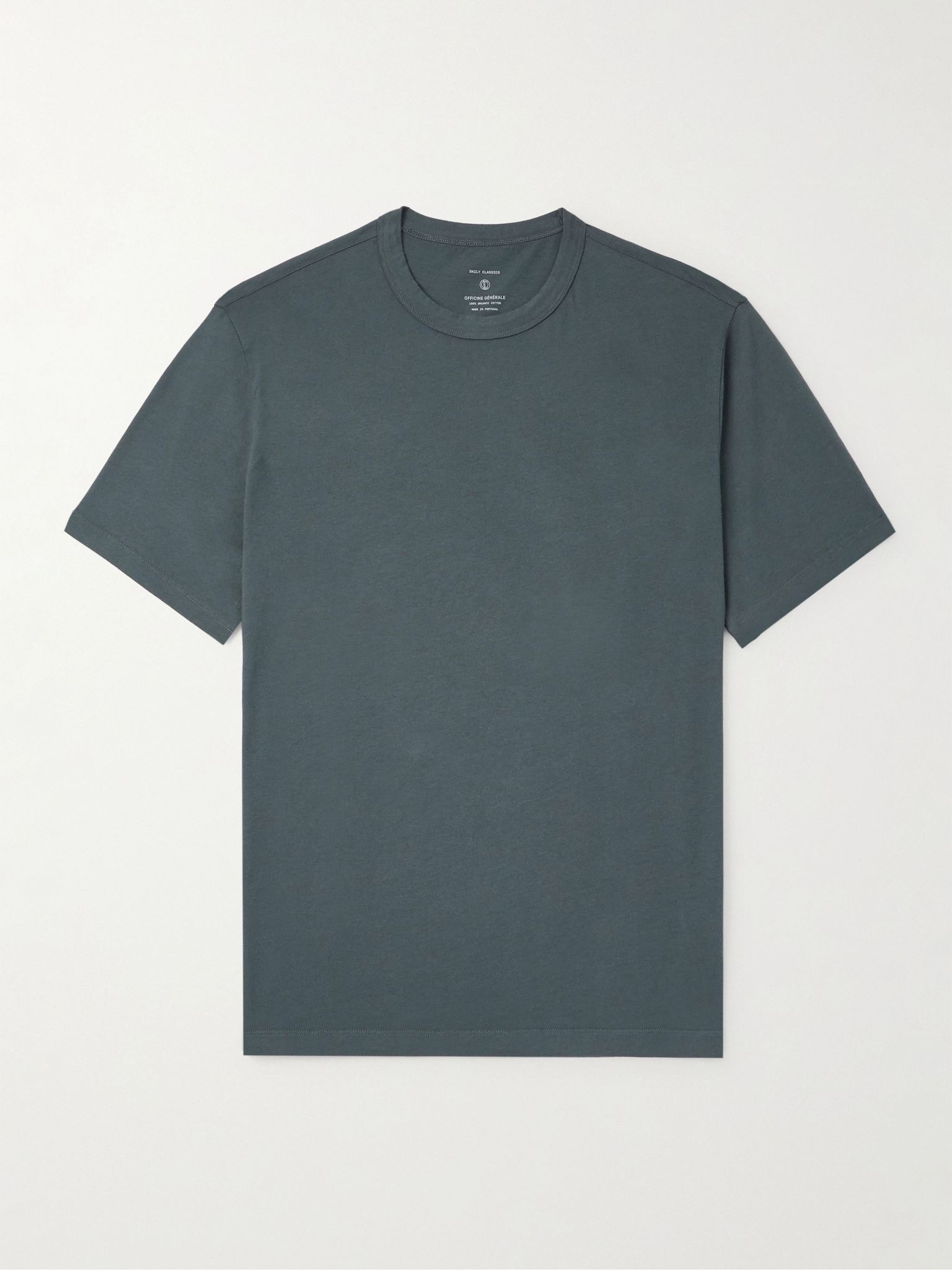 Organic Cotton-Jersey T-Shirt Black - 1