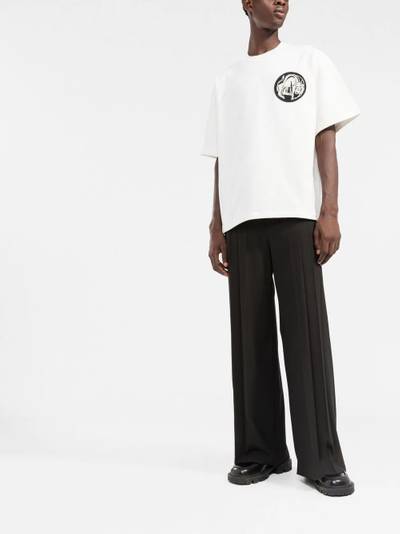 Jil Sander appliqué patch cotton T-shirt outlook