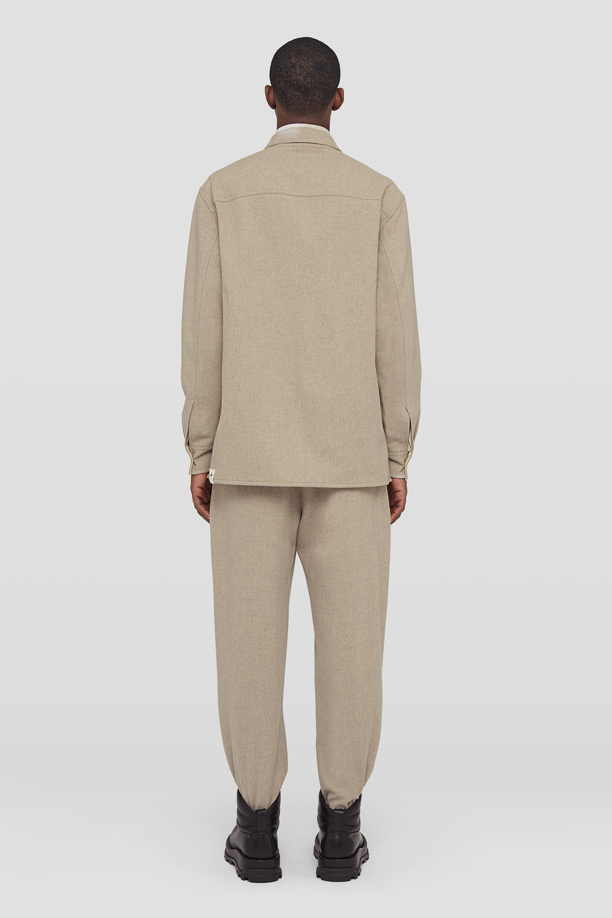 Felt Wool Overshirt - 6