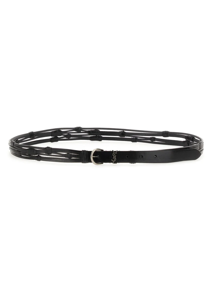 Saint Laurent Men Croissant De Lune Belt - 1