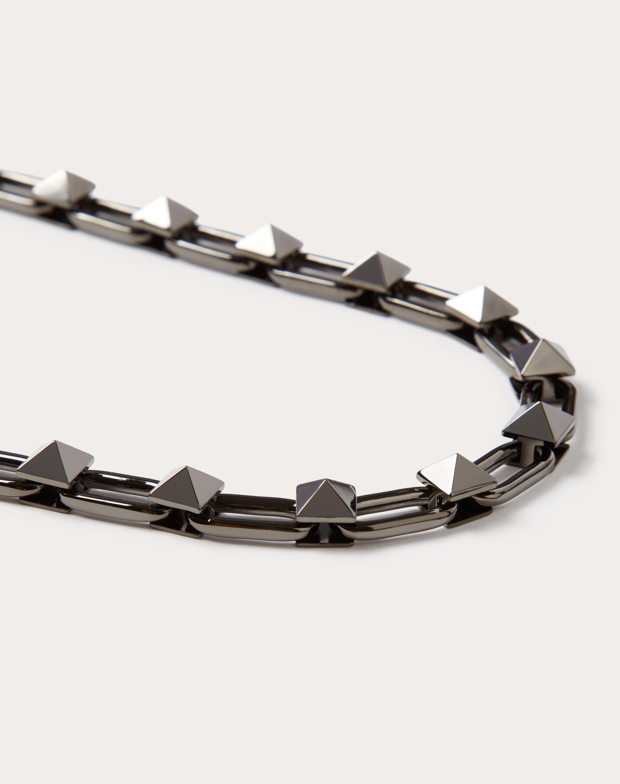 STUD CHAIN NECKLACE IN METAL - 3