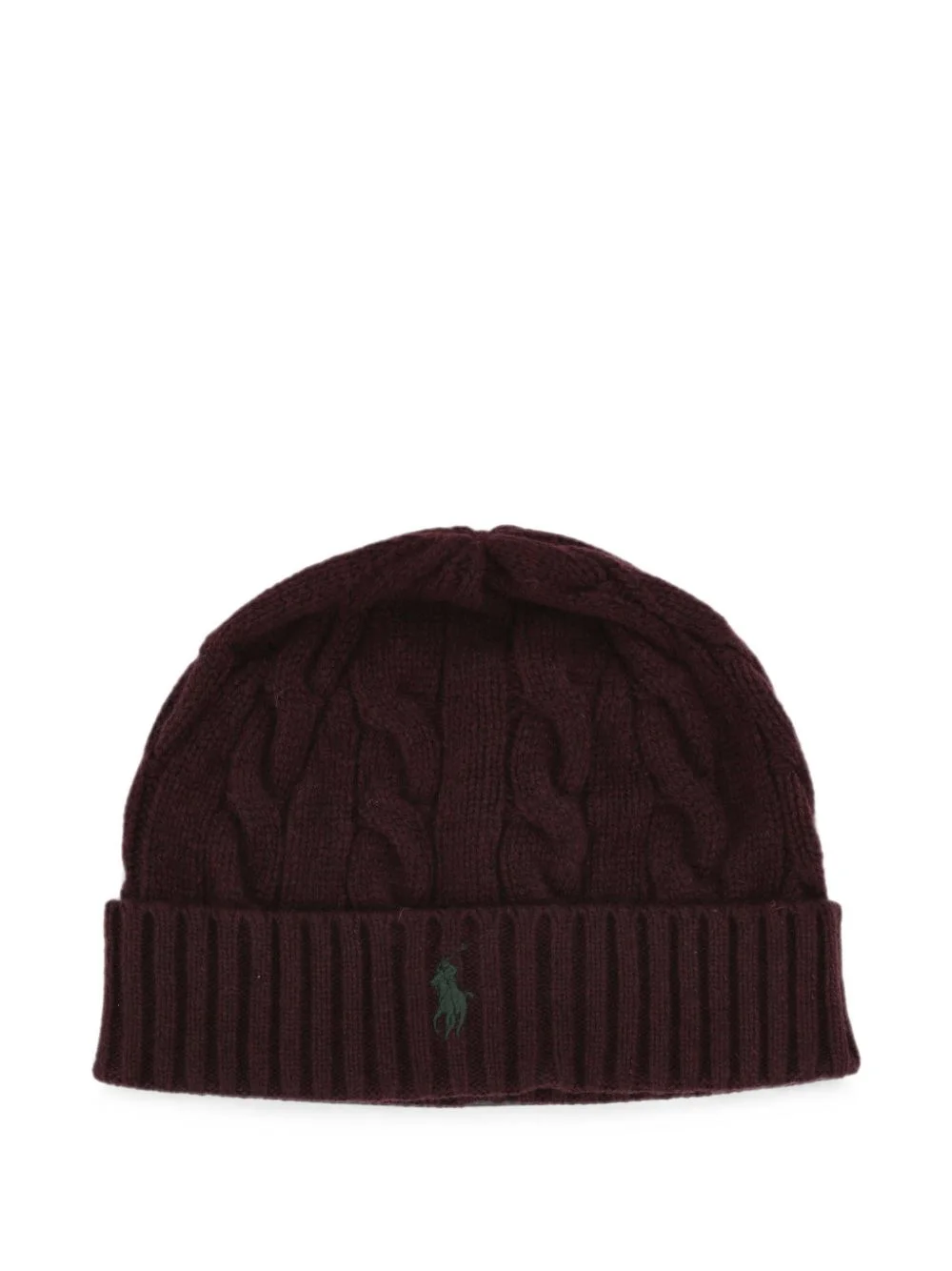 cable-knit wool-cashmere beanie - 1