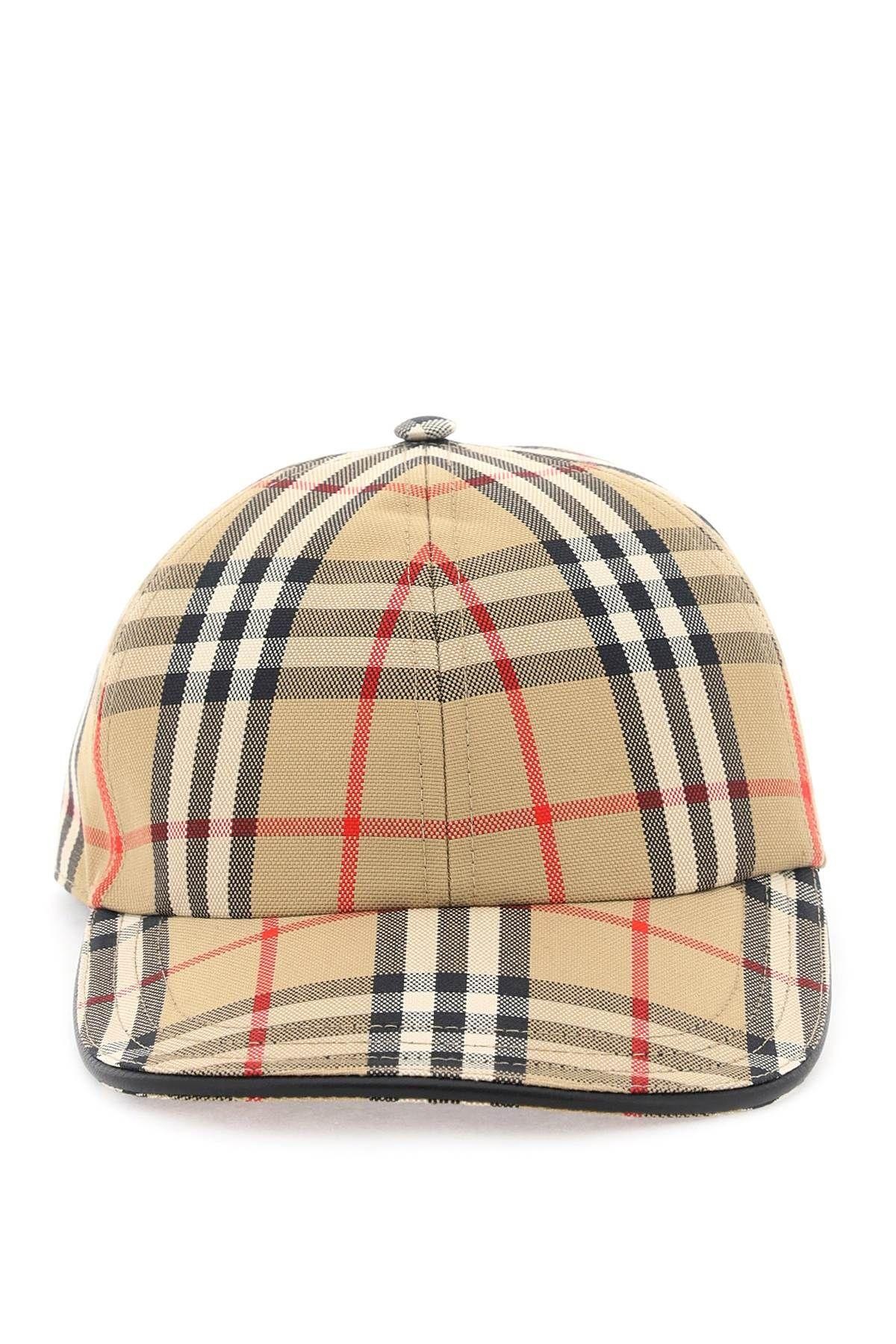 Check print baseball cap Burberry - 1