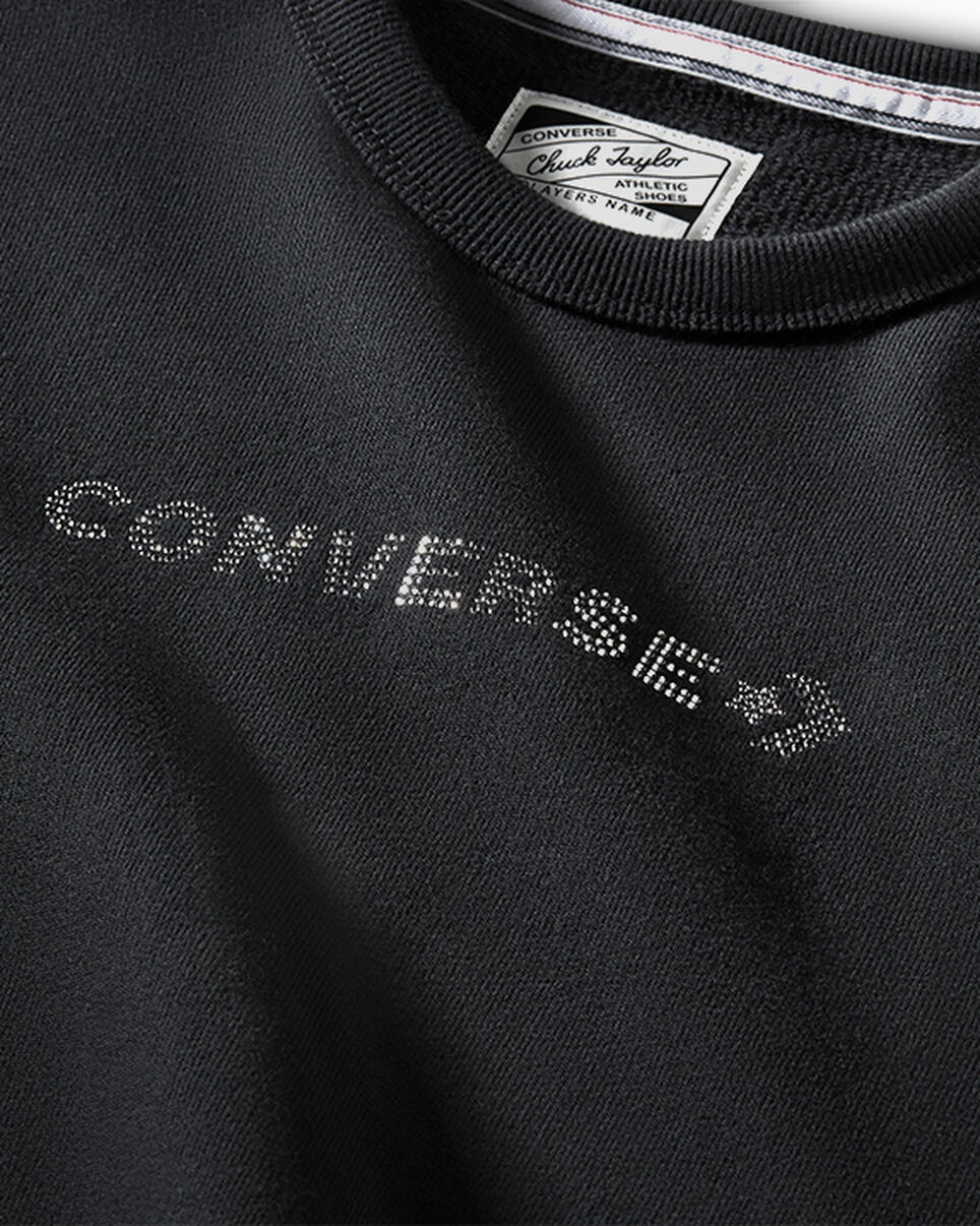 Converse Gold Standard Crew Neck Sweatshirt with Swarovski® Crystals - 3