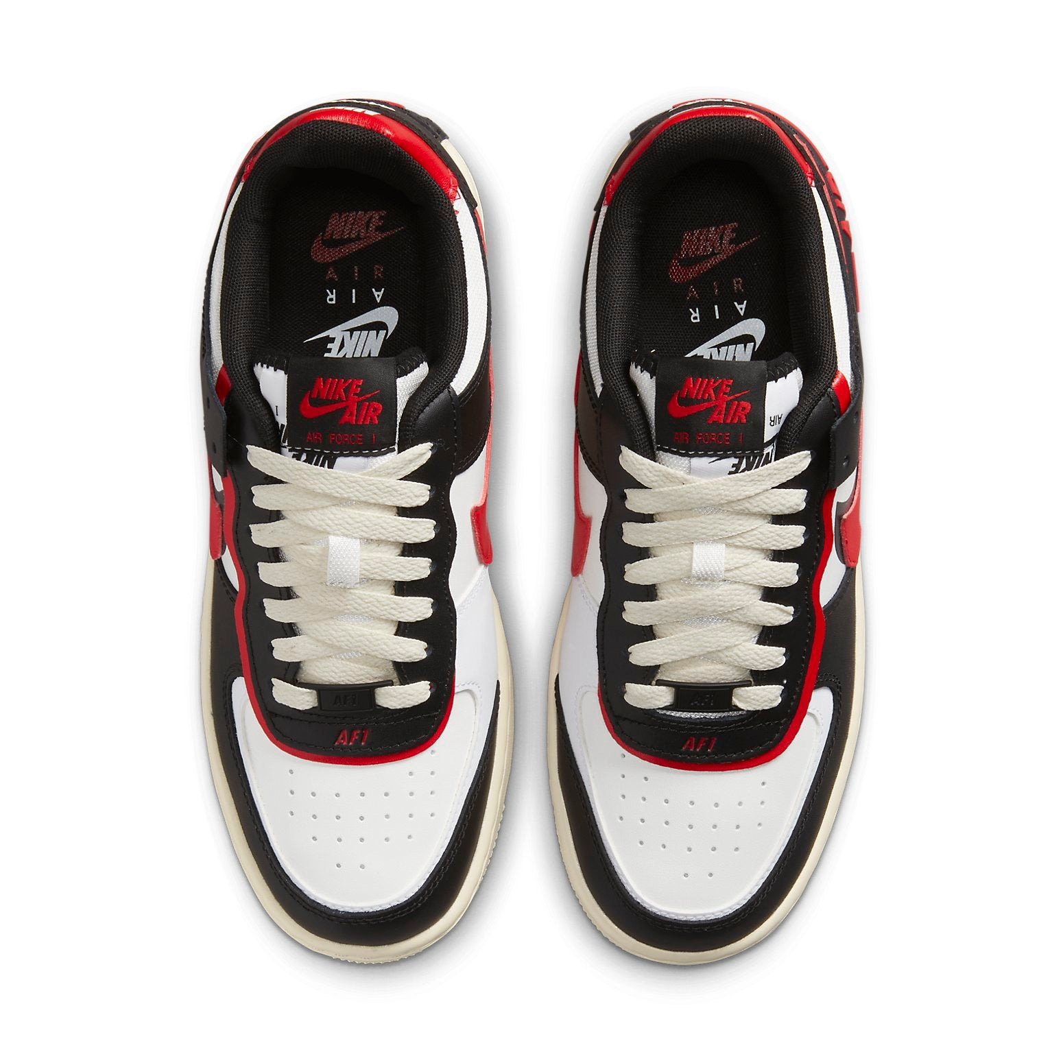 (WMNS) Nike Air Force 1 Shadow 'Black University Red' DR7883-102 - 4