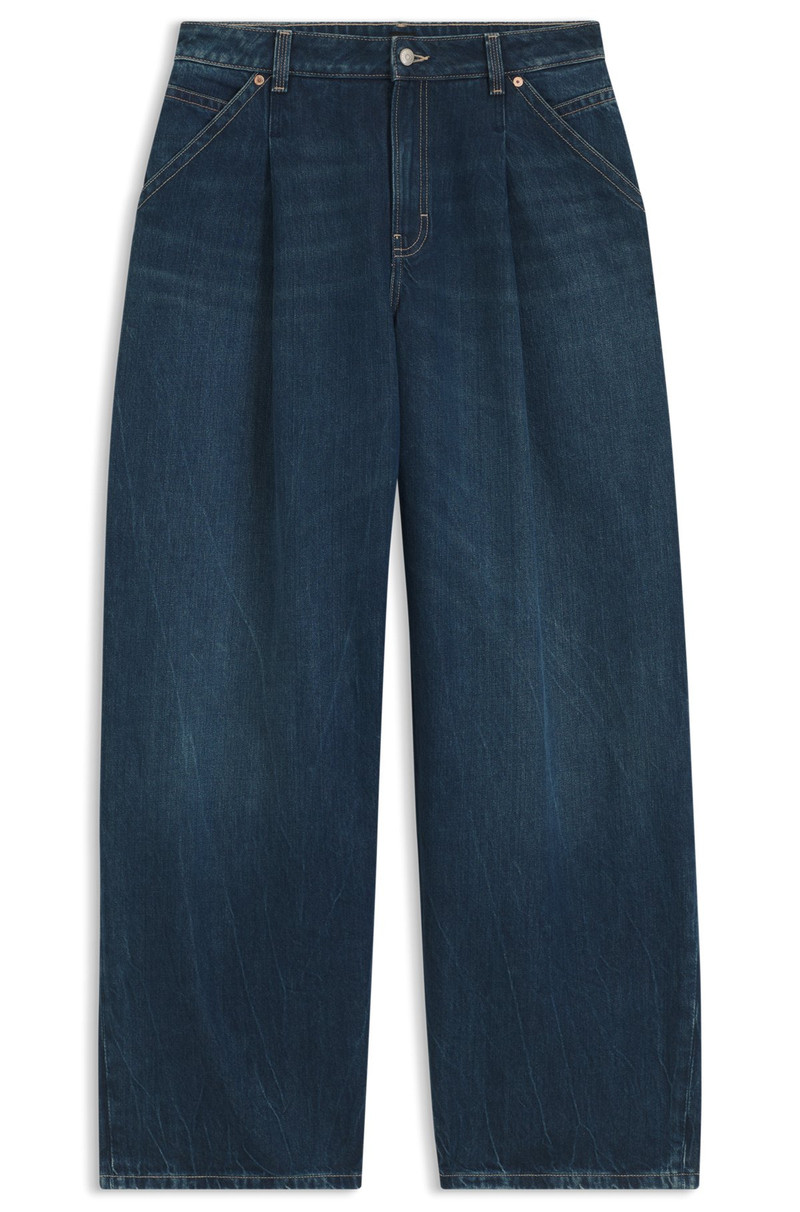 WIDE-LEG JEANS WITH FRONT PLEATS 1