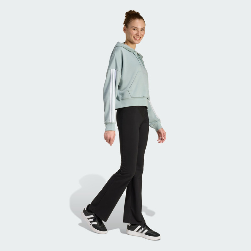 Essentials 3-Stripes French Terry Quarter-Zip Hoodie 4