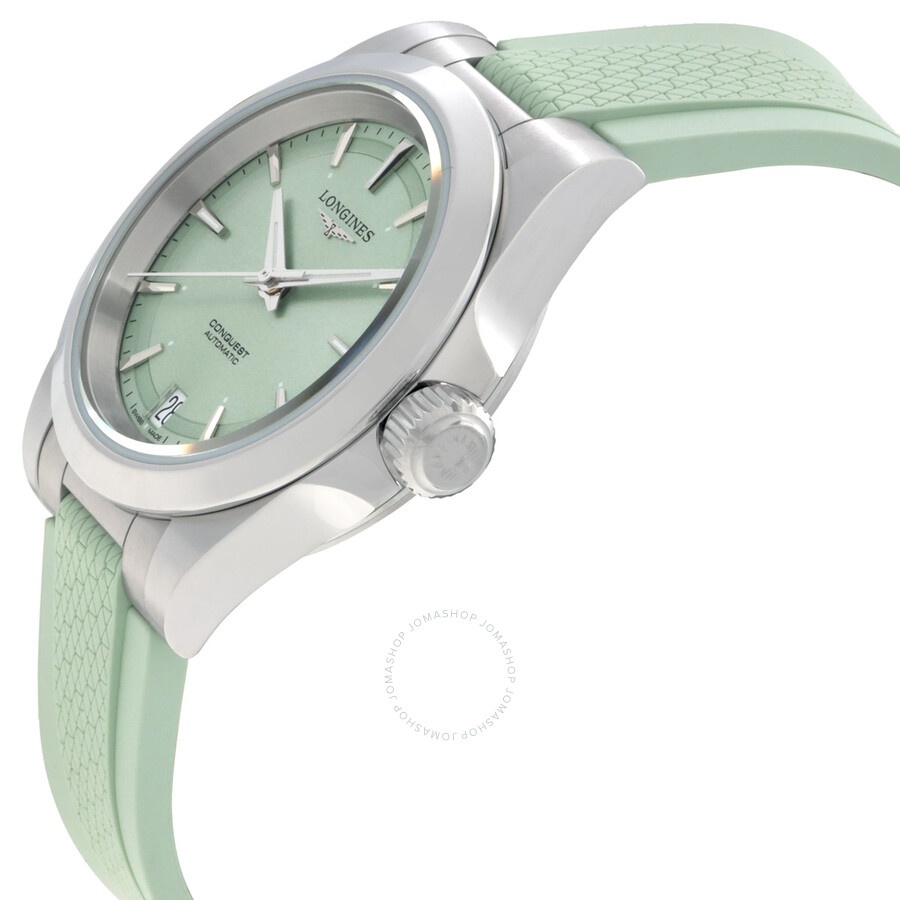 Longines Conquest Automatic Green Dial Ladies Watch L3.430.4.02.9 - 2