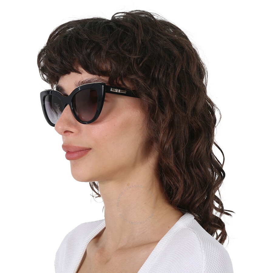 Longchamp Grey Cat Eye Ladies Sunglasses LO686S 001 51 - 2