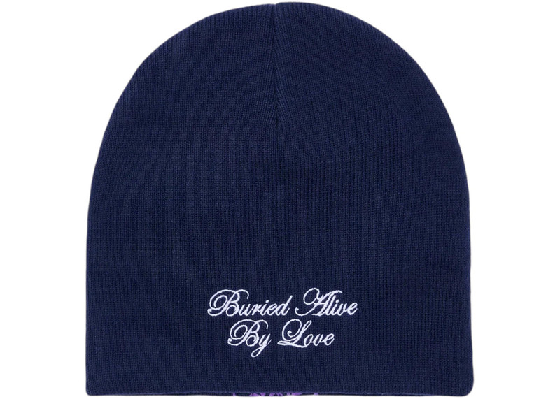 PALACE Palace Tri-Gram Nein Cuff Beanie Navy outlook