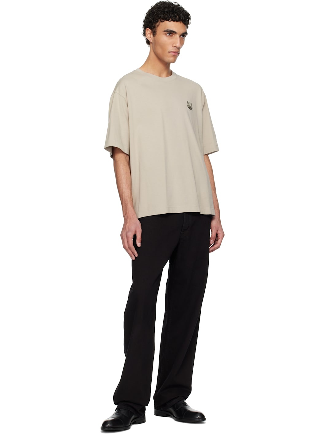 Off-White Bold Fox Head Patch Oversize T-shirt - 4