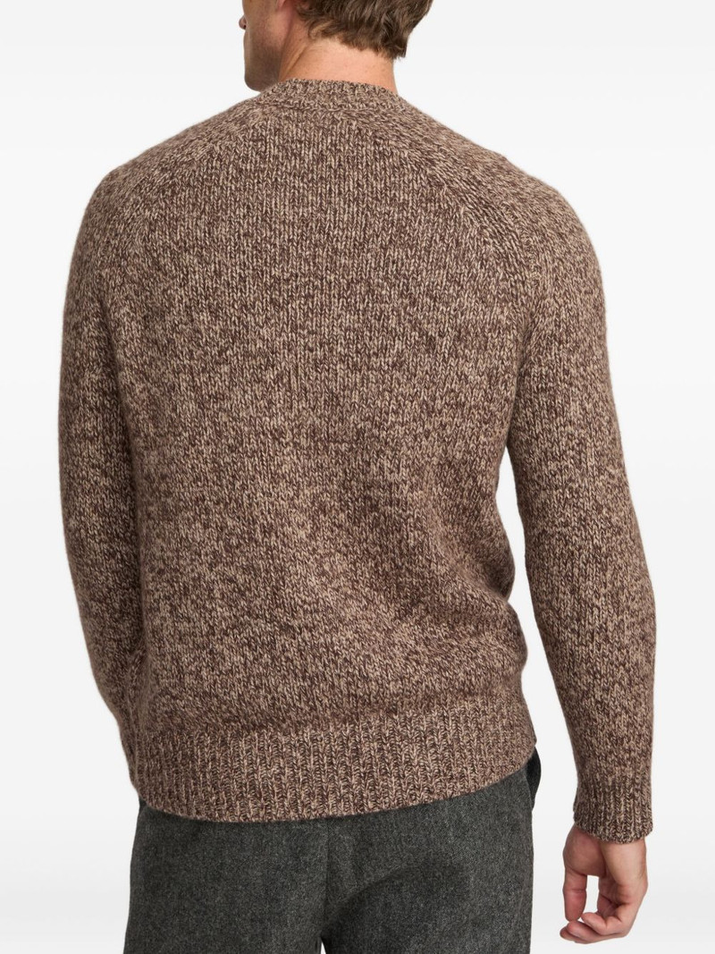 thick-knit crew-neck sweater 4