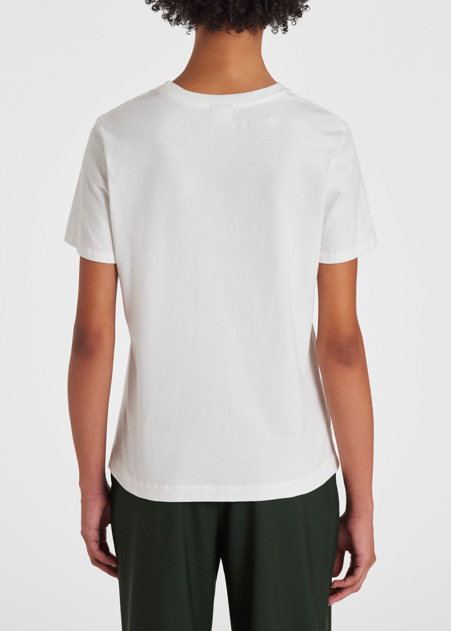 White Cotton 'Marsh Marigold' T-Shirt - 4