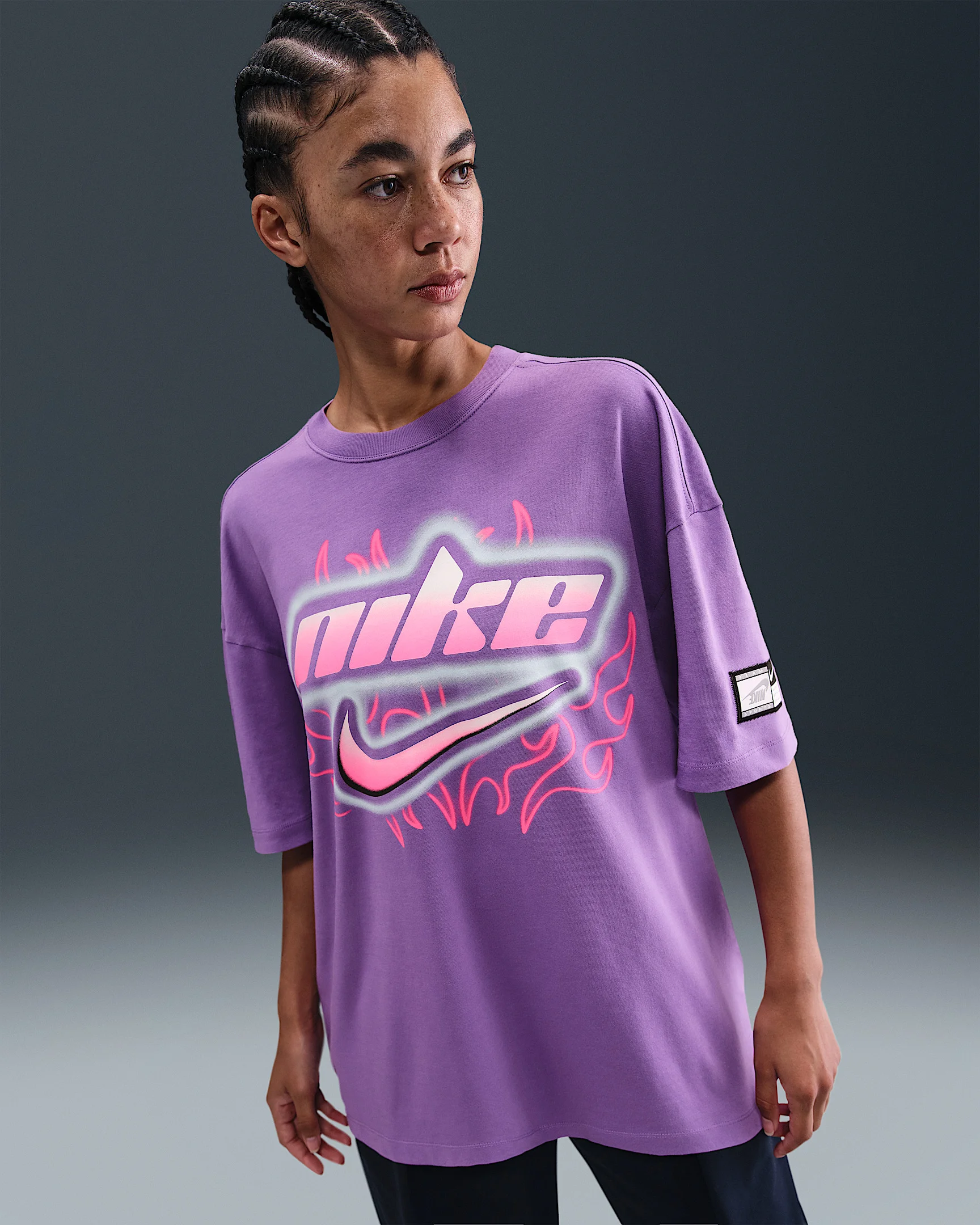 Nike Sportswear Women's Oversized Graphic T-Shirt - 1