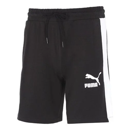 PUMA Casual Sports Breathable Lacing Shorts Black 531358-01 - 1