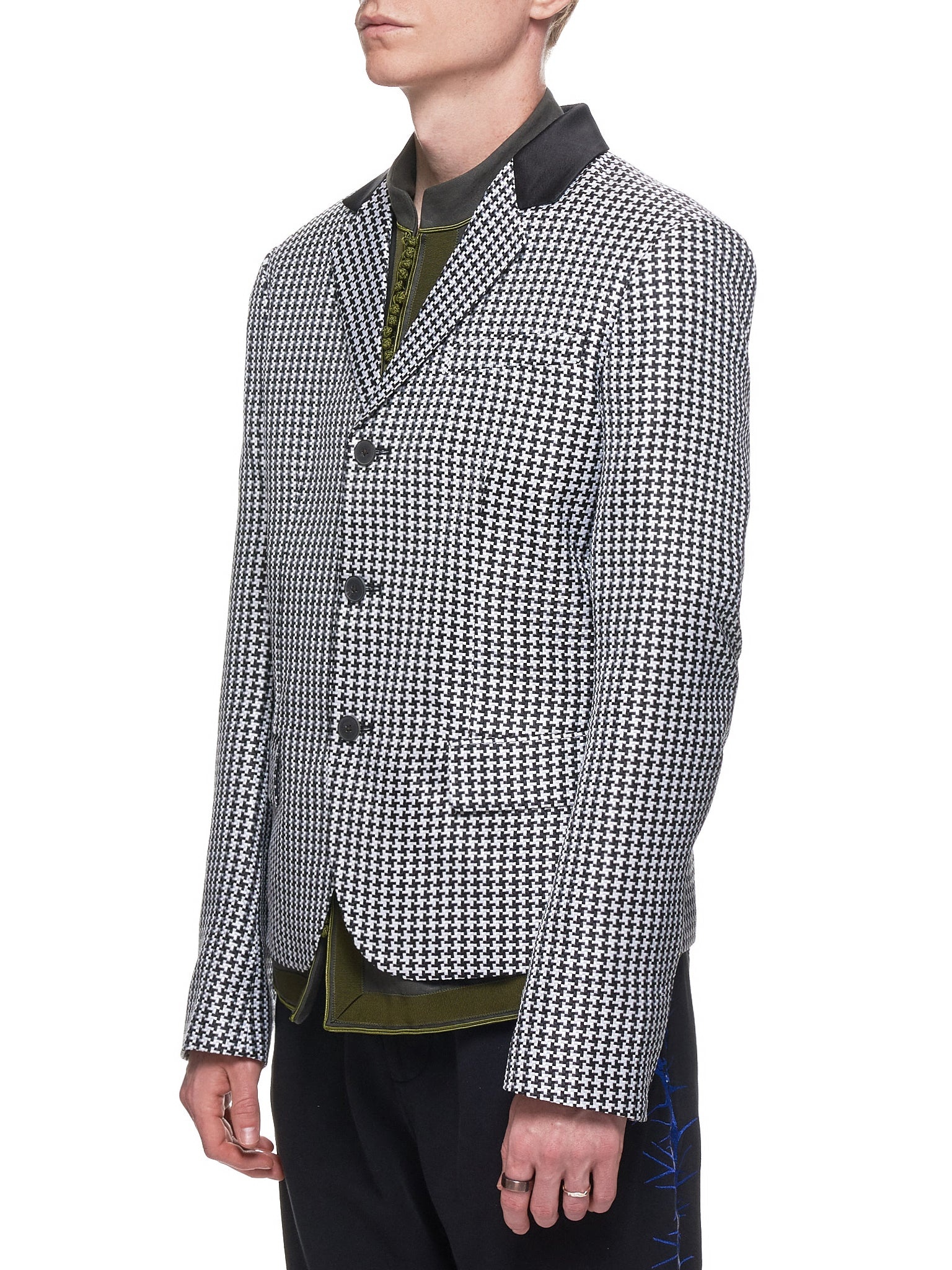 Houndstooth Blazer - 2