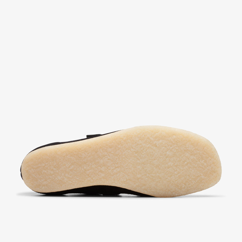 Wallabee T-Bar Black Suede 4