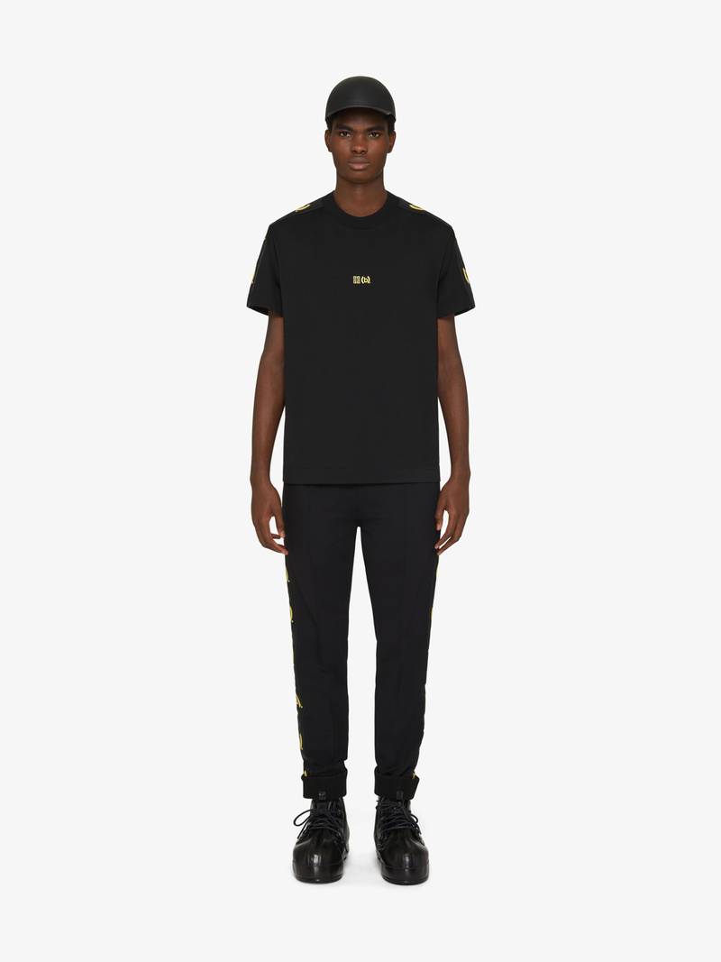 Givenchy CLASSIC-FIT T-SHIRT IN JERSEY WITH (B). PRINTED GIVENCHY BANDS outlook