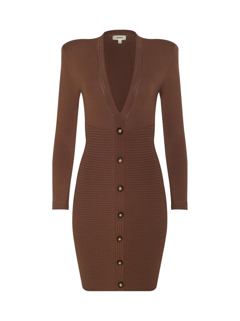 Taru Button-Front Mini Dress 1