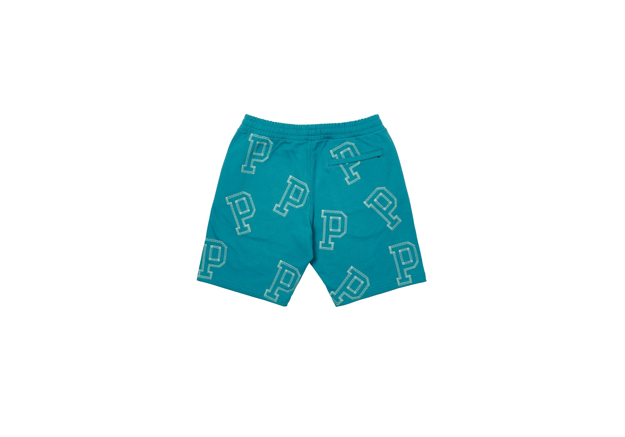 MULTI P SWEAT SHORTS TEAL - 2