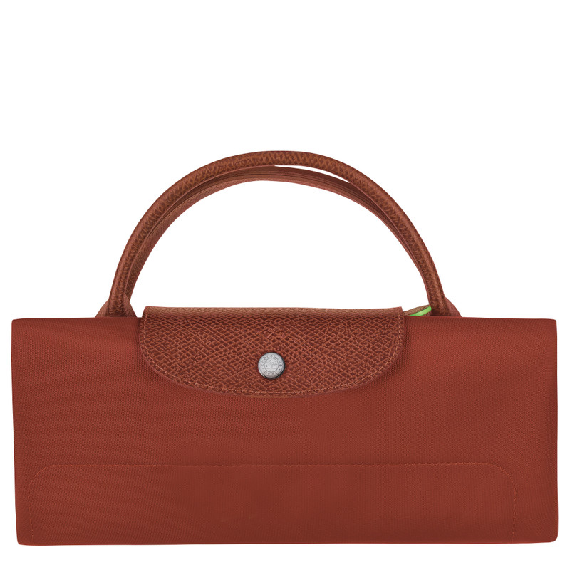Le Pliage Green M Travel bag Chestnut - Recycled canvas 5