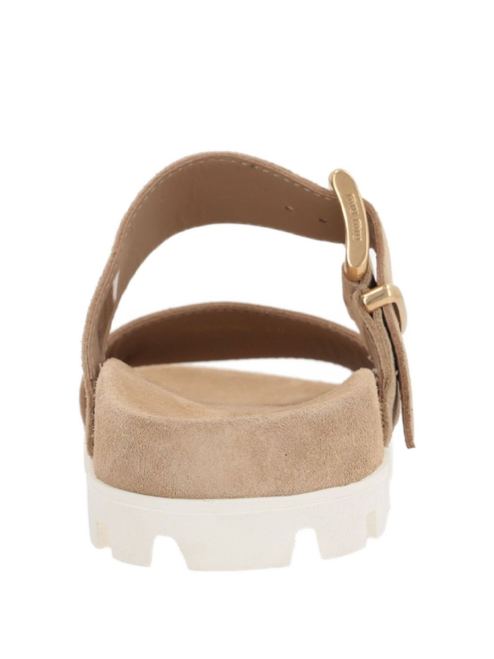 buckled-strap suede sandals - 3
