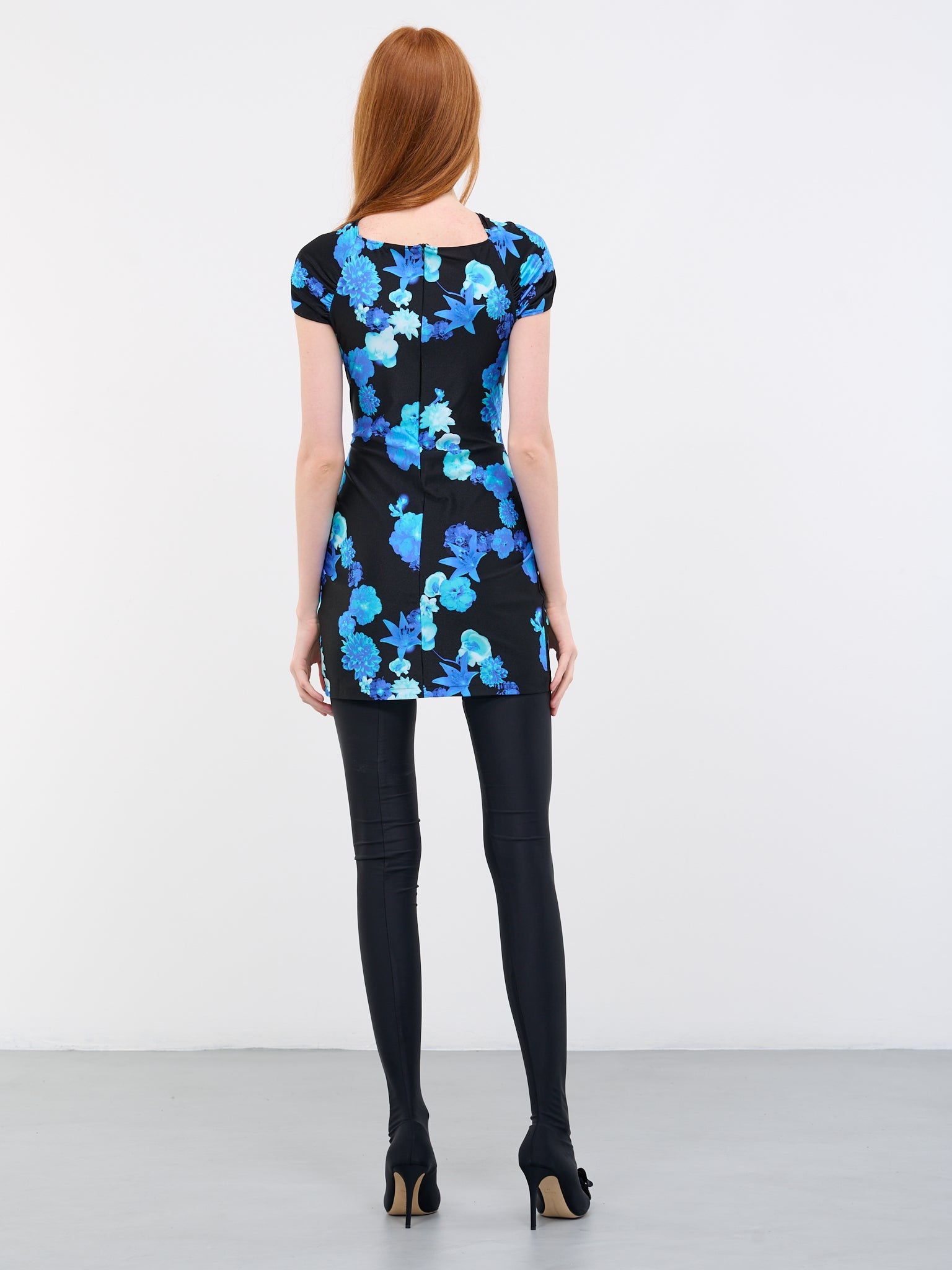 Floral Cut-Out Dress - 3