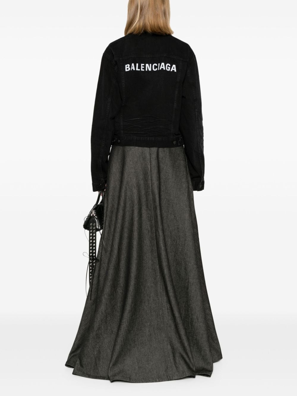 Balenciaga Coats Black - 6