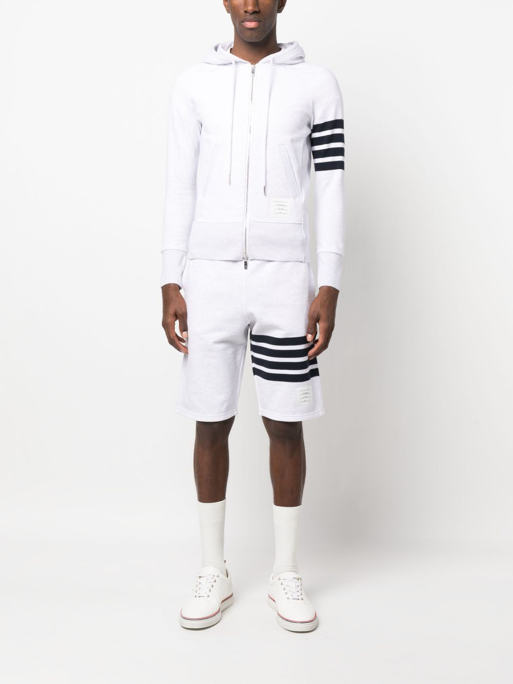 stripe-detail sweatpants - 2