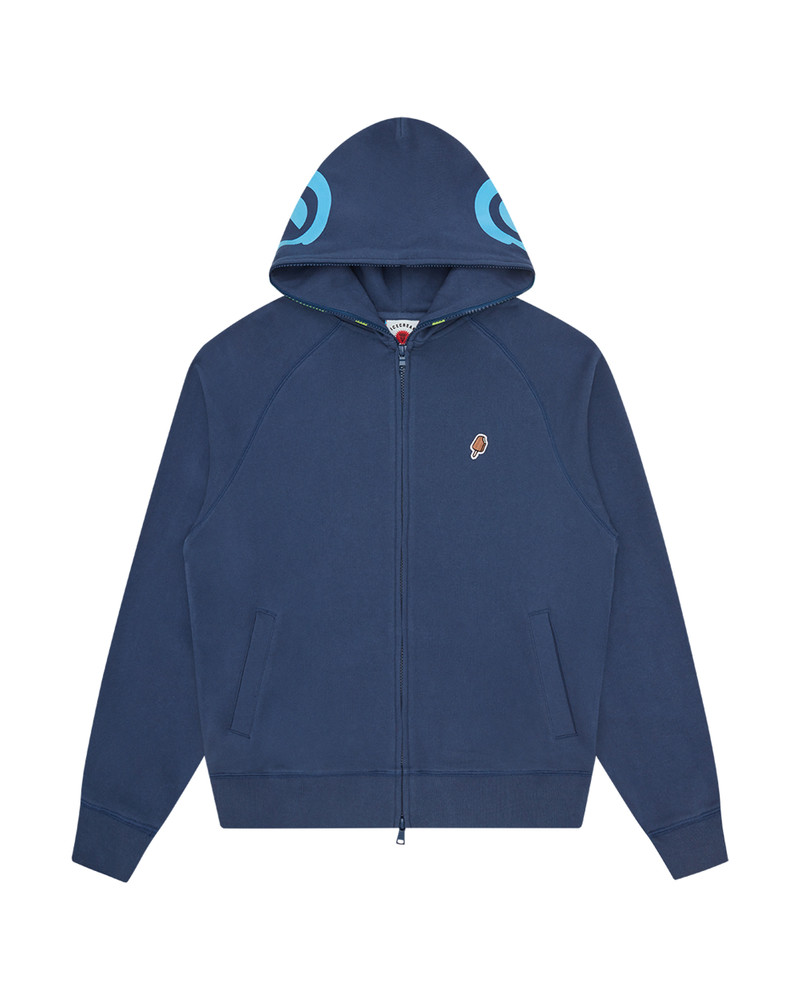 GRADIENT SMILEY ZIP THROUGH HOOD 1