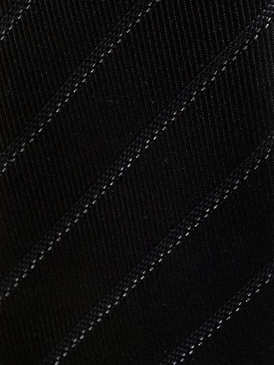 SAINT LAURENT stripe-print pointed tie outlook