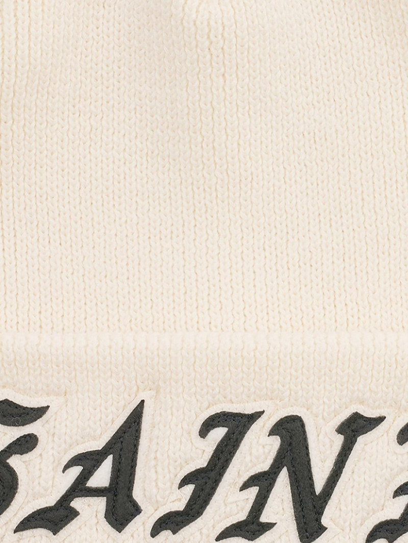 SAINT M×××××× logo-appliqué beanie hat outlook