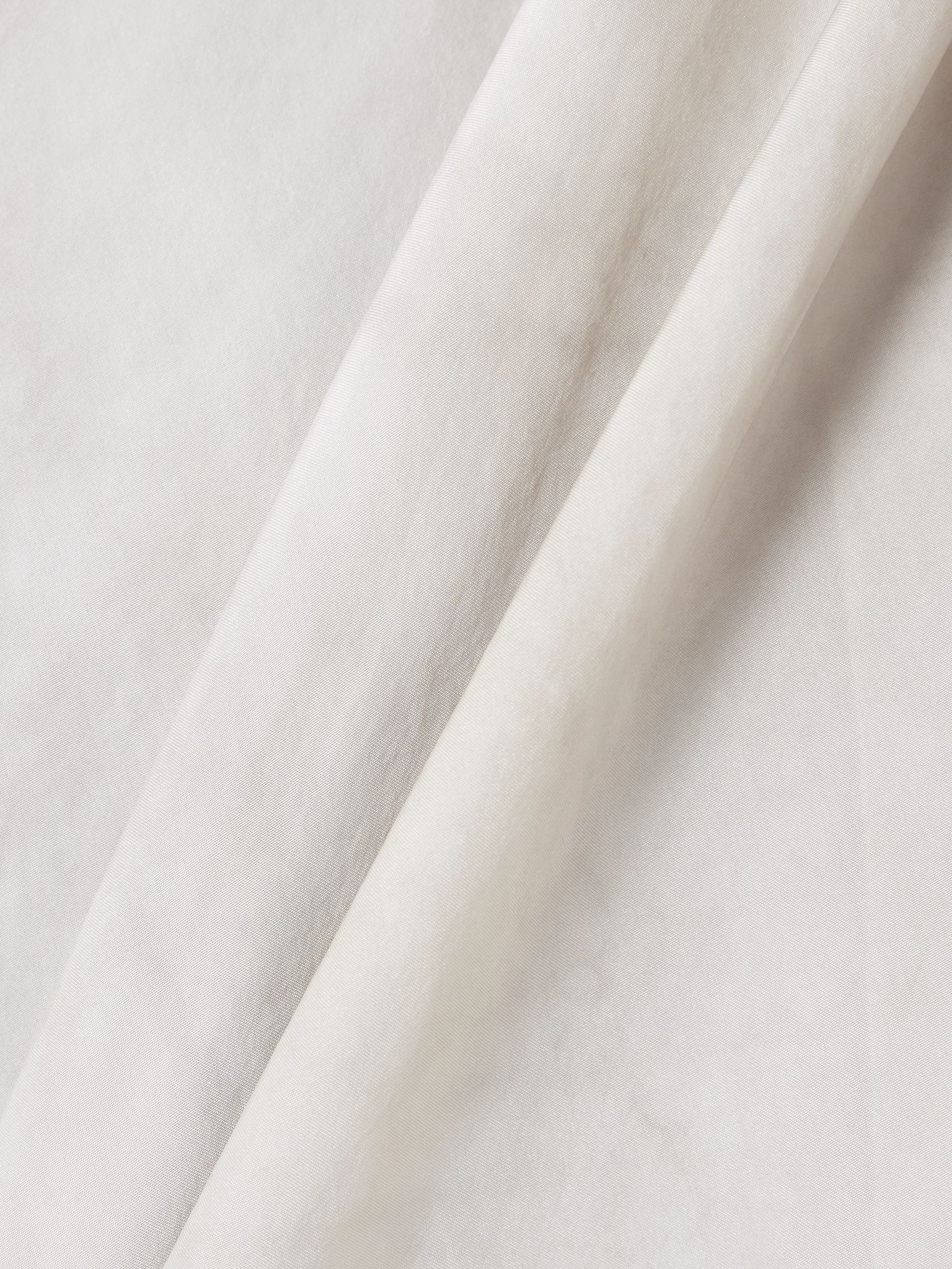 Dali asymmetric paneled silk maxi skirt Cream - 4