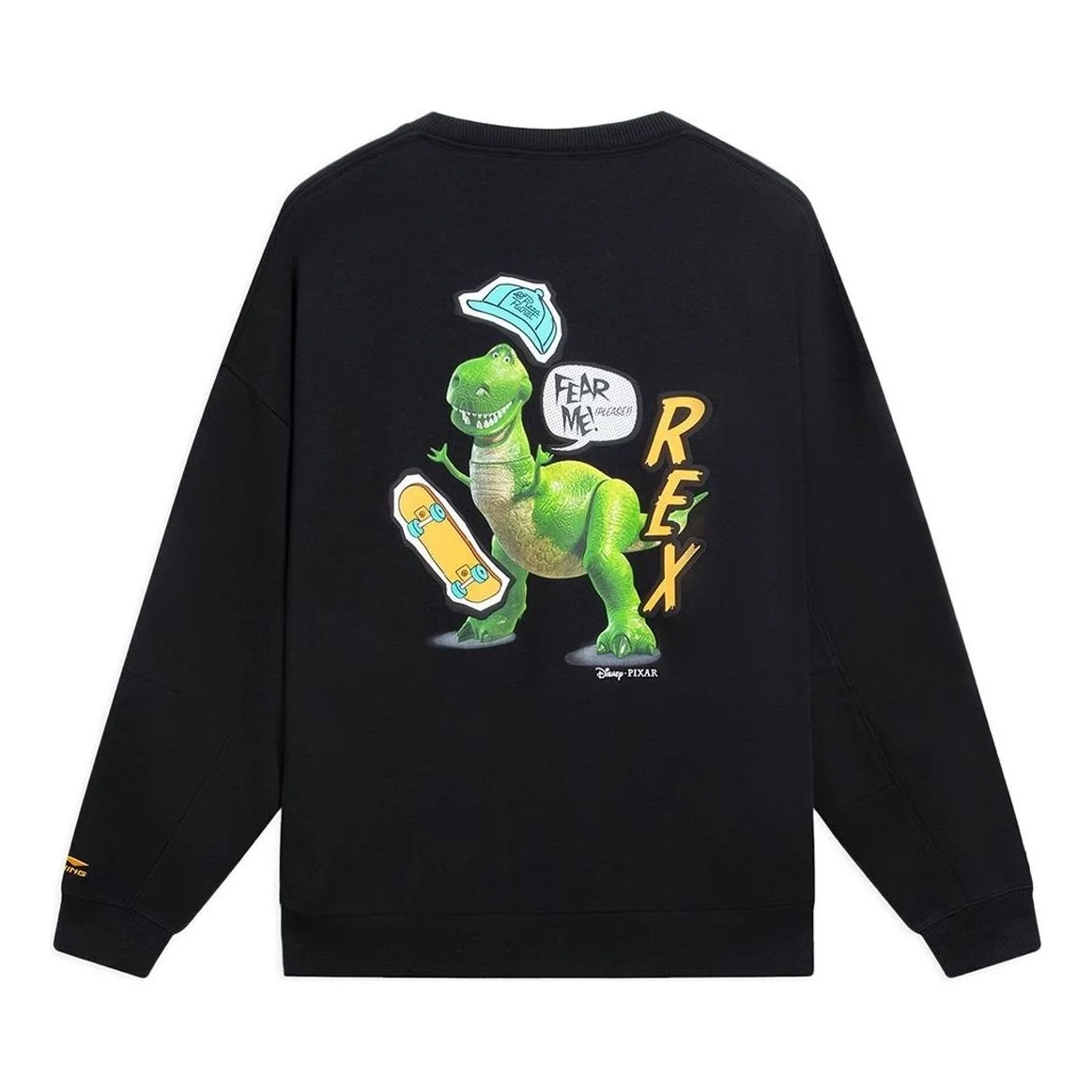 Li-Ning x Disney Toy Story Sweatshirt 'Black' AWDS971-3 - 1