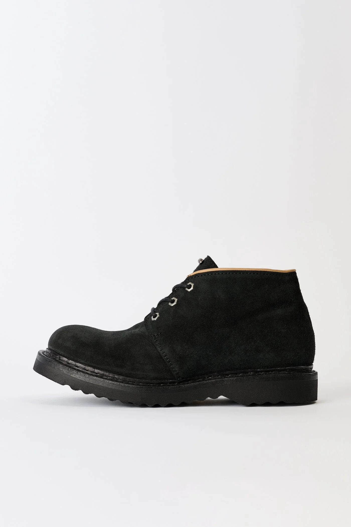 Chukka Boot Dim Black Velour Suede - 1