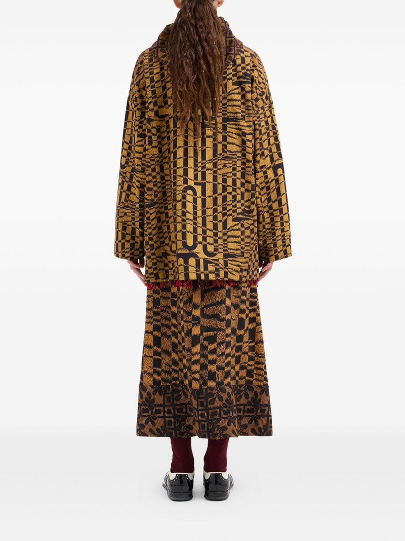 abstract-print hooded jacket 3