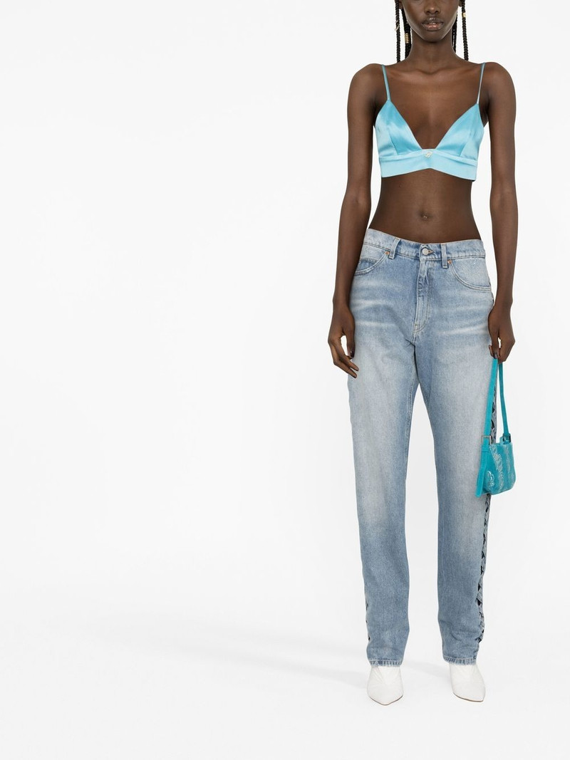 Blumarine logo-plaque detail bralette outlook