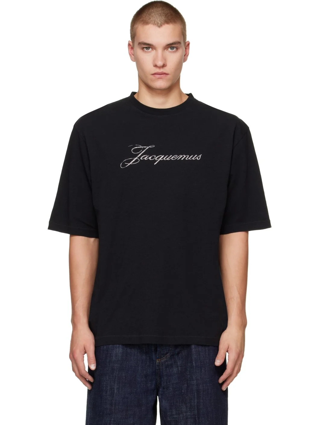 Black 'The Jacquemus' T-shirt - 1