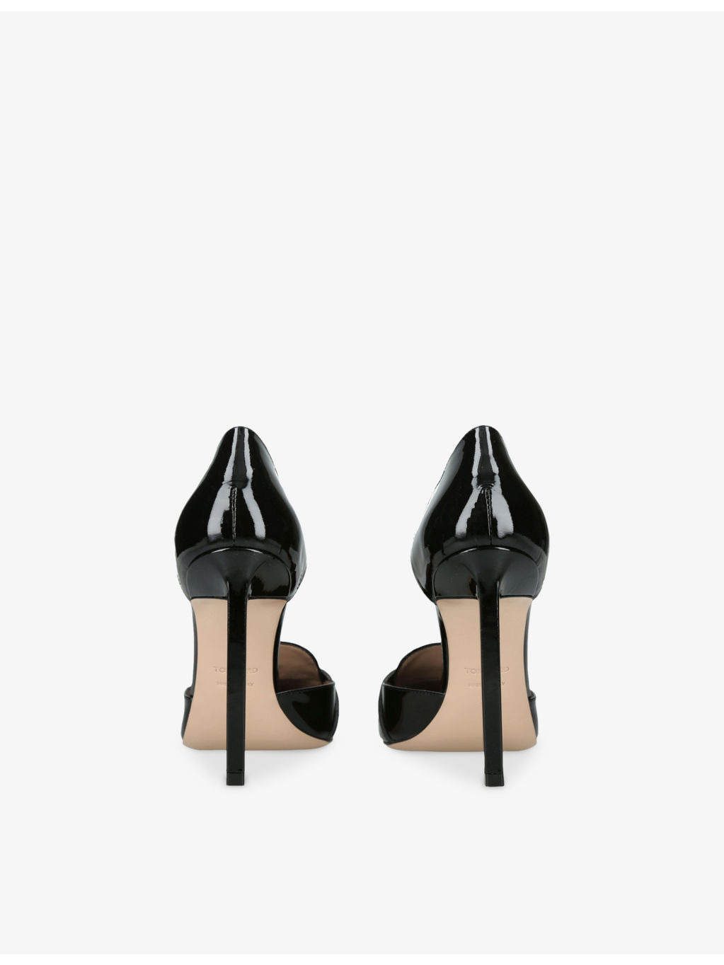 Eva D'Orsay 105 Patent-Leather Heeled Pumps - 4