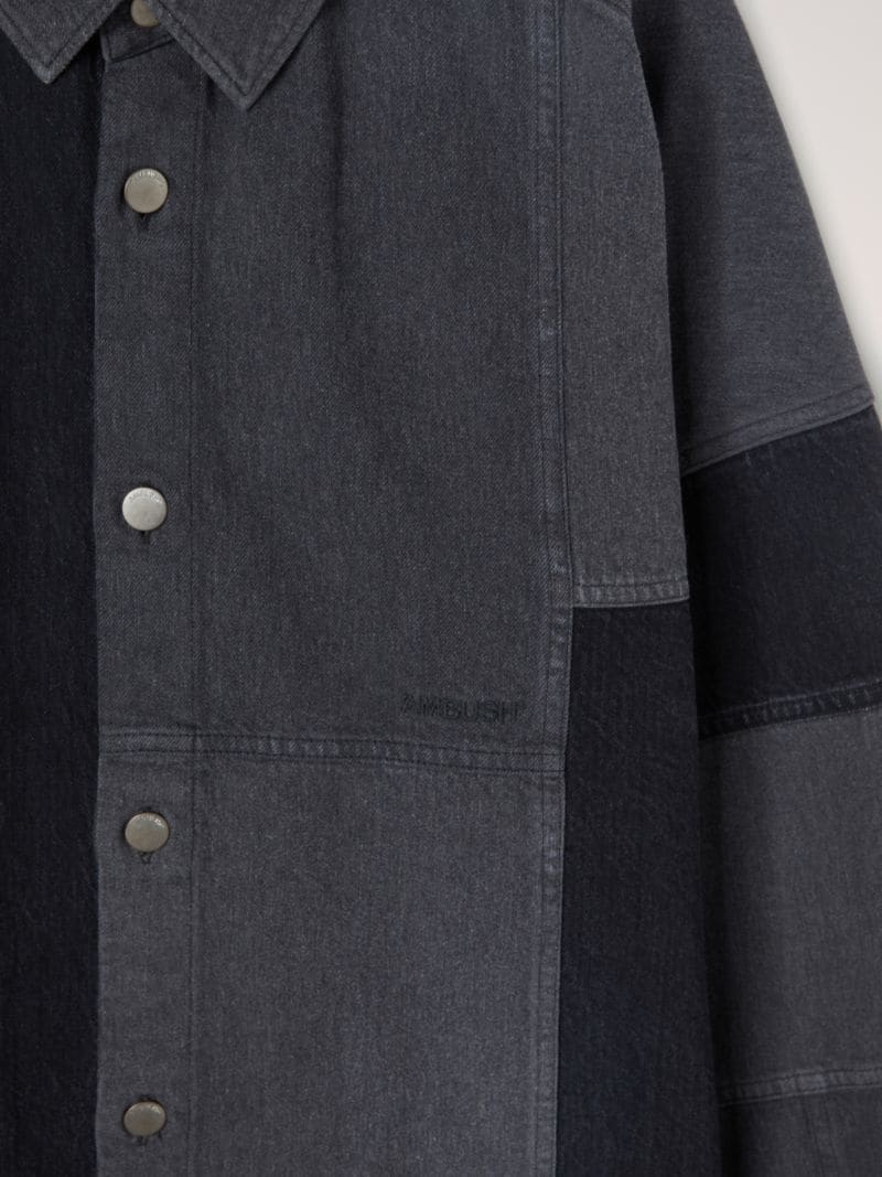 Ambush patchwork denim shirt | REVERSIBLE