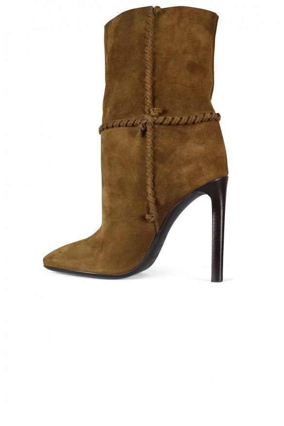 Saint Laurent Women Mica 105 Ankle Boots - 4
