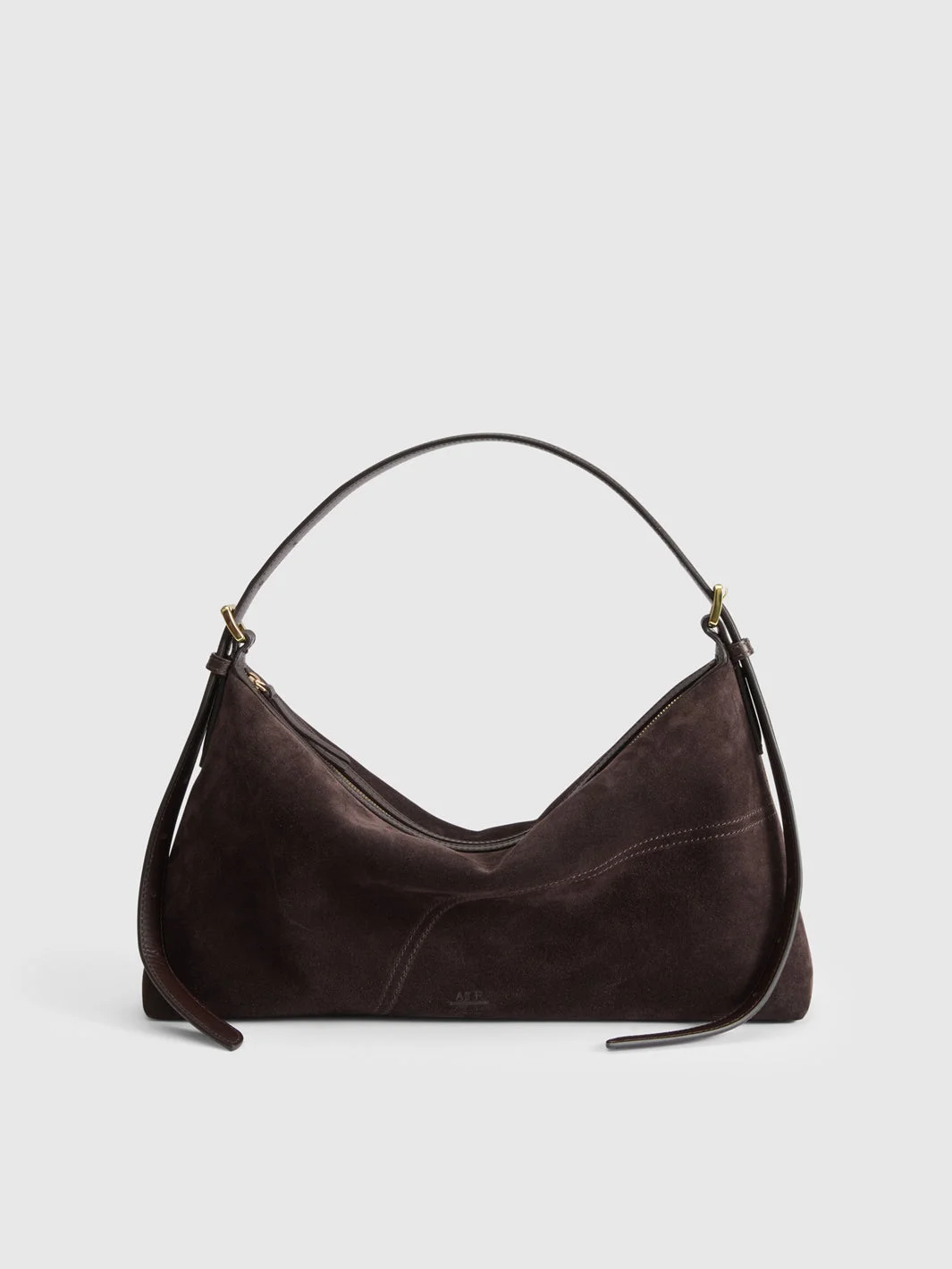 Castellare Walnut Suede Shoulder bag - 1