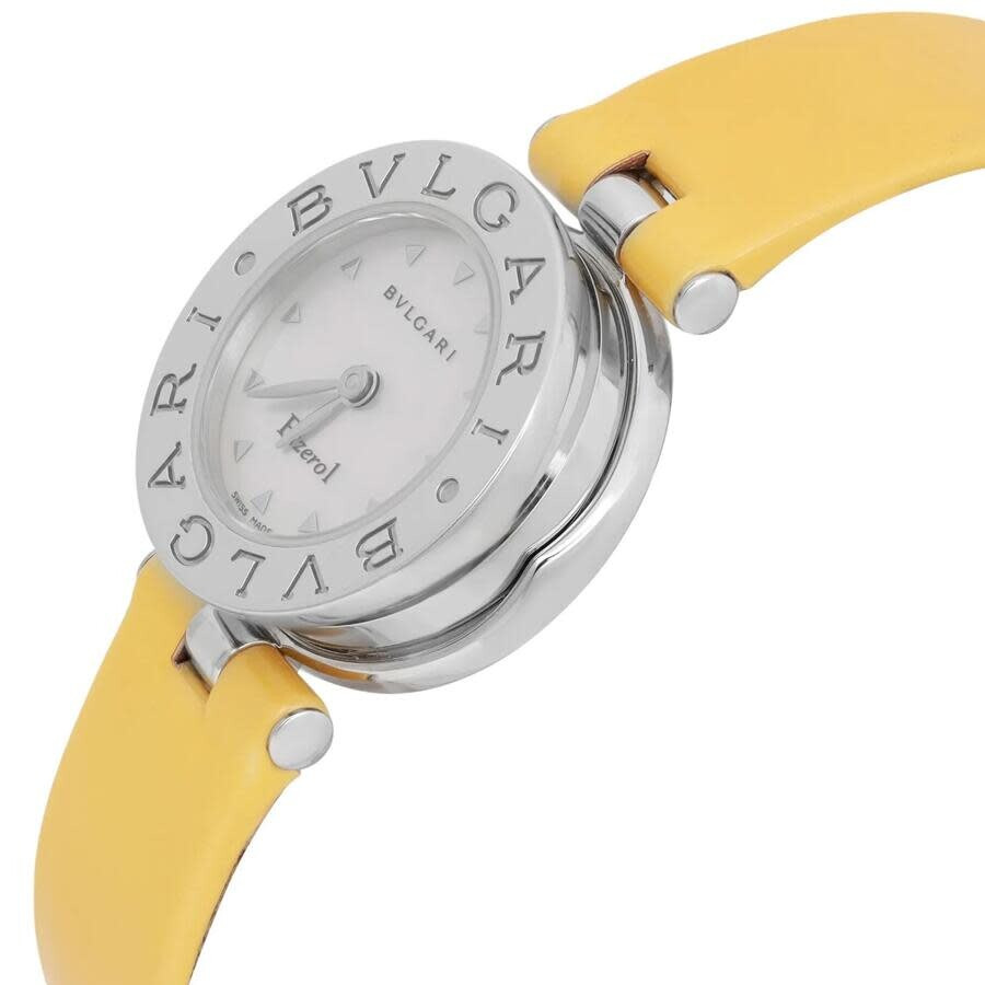 Pre-owned Bvlgari B.Zero1 Quartz White Dial Ladies Watch BZ22S - 3