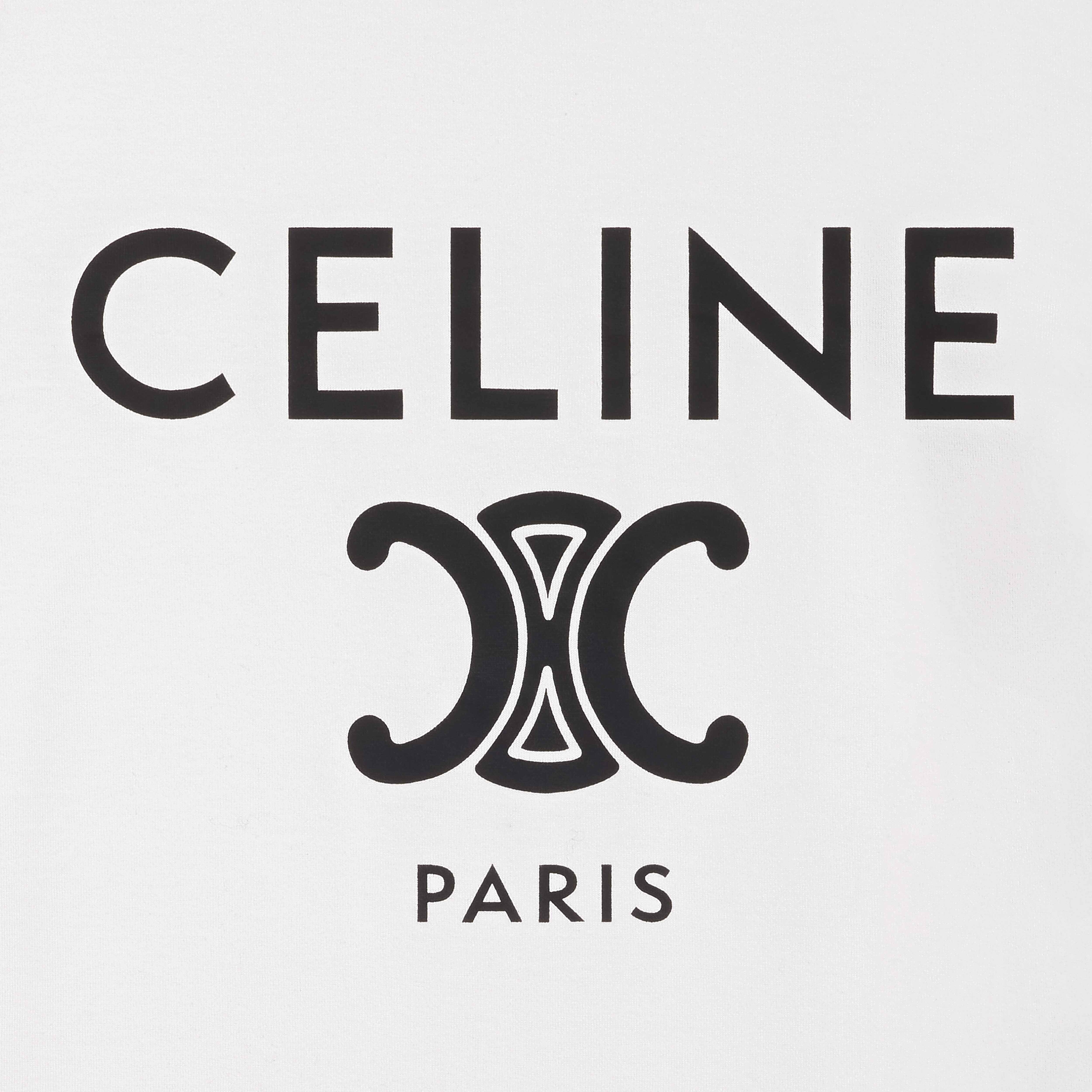 CELINE T-SHIRT IN COTTON JERSEY - 2